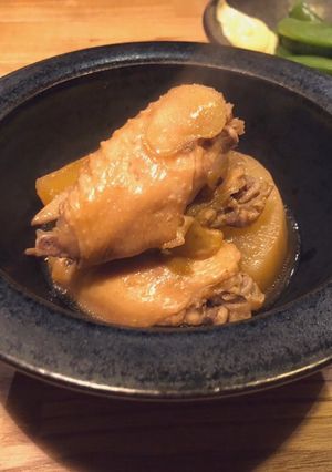 手羽先と大根の醤油煮-レシピのメイン写真