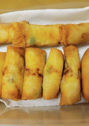 鶏ササミと大葉入り絶品チーズ春巻き♥-レシピのメイン写真