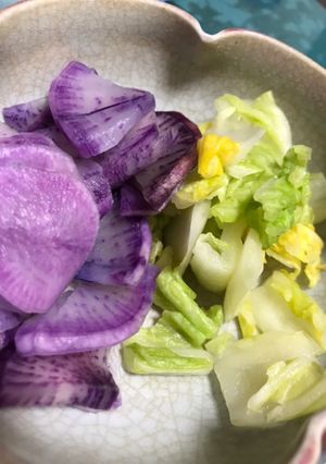 自家製白菜でお漬物-レシピのメイン写真