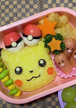 ピカチュウ★キャラ弁-レシピのメイン写真