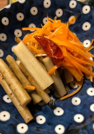 創味まろやかなお酢のごぼうの漬物-レシピのメイン写真