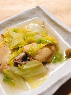 コラーゲンスープ手羽先お出汁で白菜とろ煮-レシピのメイン写真