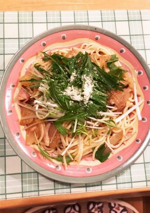 キノコとベーコンとツナのパスタ-レシピのメイン写真