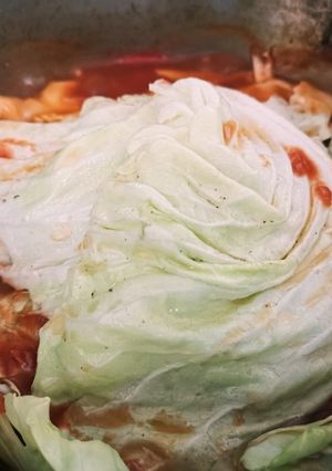 簡単！巻かないロールキャベツ♪トマト味〜-レシピのメイン写真