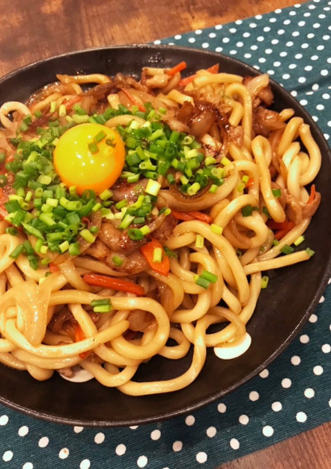 簡単★我が家の甘い焼きうどん-レシピのメイン写真