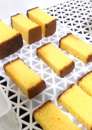 食品乾燥機でカステラを乾燥-レシピのメイン写真