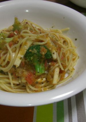 野菜た～っぷり✿　トマトとバジルのパスタ-レシピのメイン写真