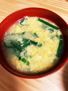 ニラ玉スープ-レシピのメイン写真