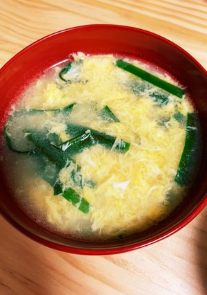ニラ玉スープ-レシピのメイン写真
