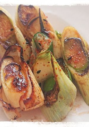 おつまみ☆下仁田ねぎのバター正油焼き-レシピのメイン写真