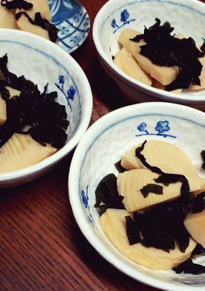 10分でできる☆タケノコとワカメ煮-レシピのメイン写真