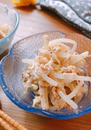 あと一品に！もやしとツナのごまポン和え-レシピのメイン写真
