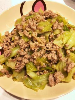 キャベツとひき肉の味噌炒め-レシピのメイン写真