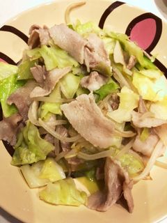 キャベツと豚バラの中華ダレ炒め-レシピのメイン写真