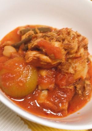 鶏もも肉のトマト煮込み♡簡単美味しい-レシピのメイン写真