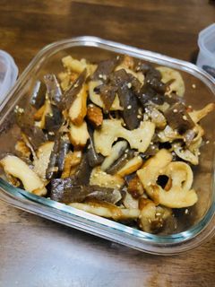 レンコンとこんにゃくの甘辛炒め-レシピのメイン写真