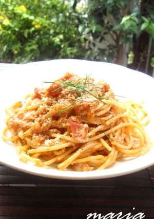 ○蟹のトマトクリームパスタ○-レシピのメイン写真