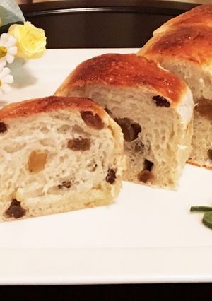 ♡ミニレーズン食パン♡-レシピのメイン写真