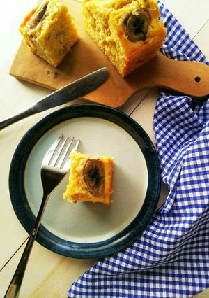 ホワイトチョコのバナナケーキ-レシピのメイン写真