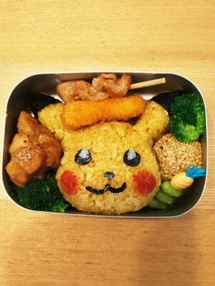 簡単☆ピカチュウお弁当♪-レシピのメイン写真