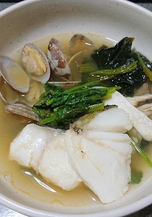 たらとあさりのエスニック鍋-レシピのメイン写真