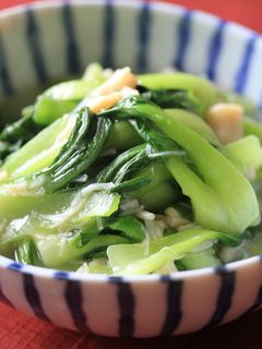 さっと一皿、チンゲン菜の中華炒め-レシピのメイン写真
