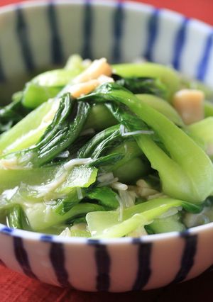 さっと一皿、チンゲン菜の中華炒め-レシピのメイン写真