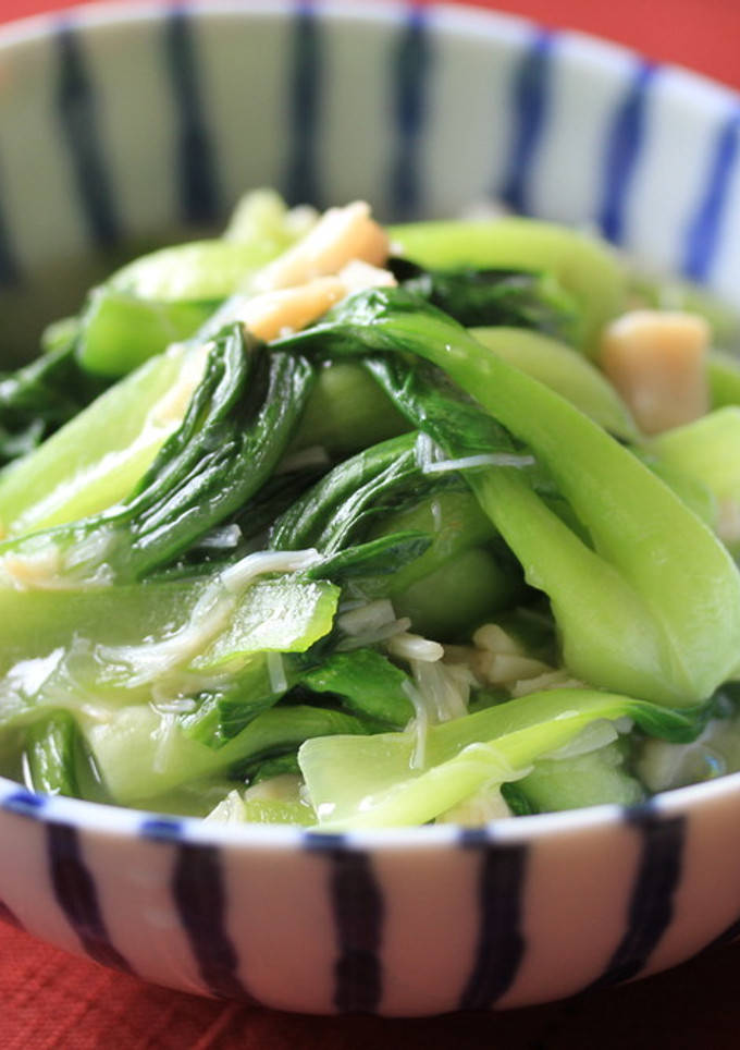 さっと一皿、チンゲン菜の中華炒め-レシピのメイン写真