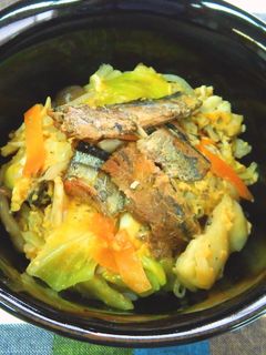 【主食・主菜・副菜】さんまのかば焼き丼-レシピのメイン写真