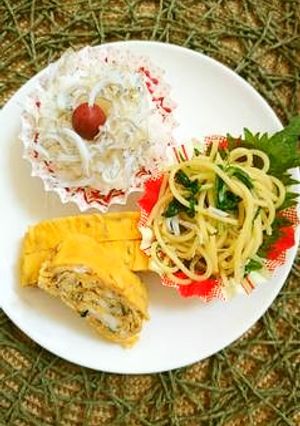 お弁当に活躍しらす干し3品-レシピのメイン写真