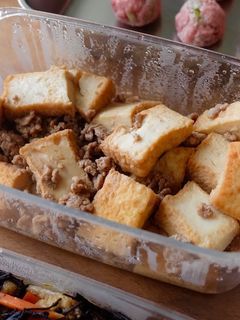 【常備菜】厚揚げのそぼろ煮-レシピのメイン写真