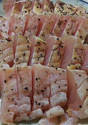 びんちょうまぐろの炙りステーキ-レシピのメイン写真