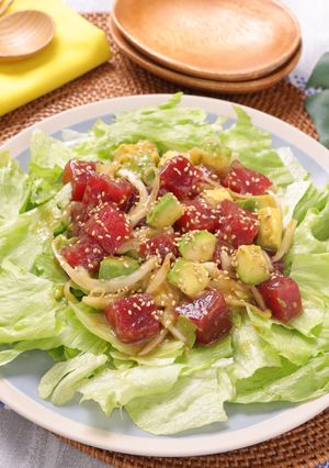 まぐろとアボカドのポキサラダ-レシピのメイン写真