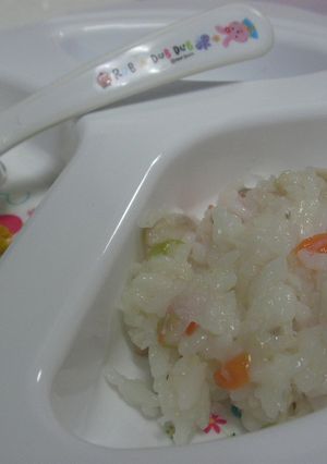白身魚と野菜のおじや☆離乳食中・後期-レシピのメイン写真