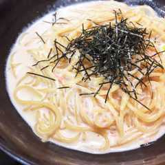 รูปของ ワンポットパスタ 冷凍保存たらこクリーム