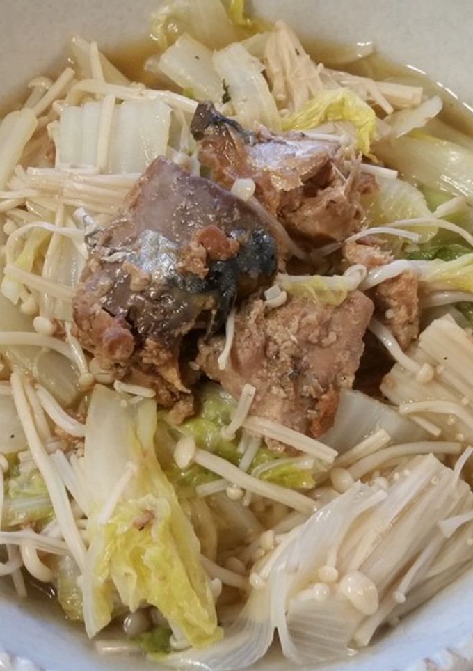 簡単！さばと白菜の煮物-レシピのメイン写真