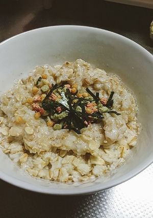 オートミールのお茶漬け-レシピのメイン写真