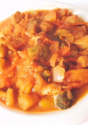 トマトジュースでトマト煮込み-レシピのメイン写真