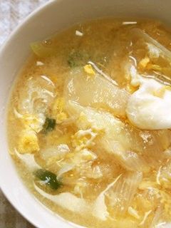 ねぎと卵の味噌汁♪-レシピのメイン写真
