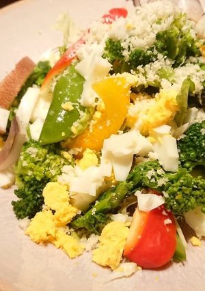 イカと春野菜とうの花のミモザサラダ-レシピのメイン写真
