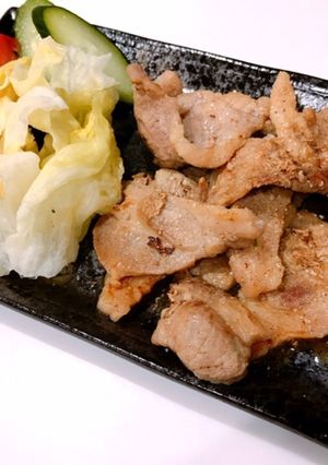 豚肉の塩レモンガーリックソテー-レシピのメイン写真