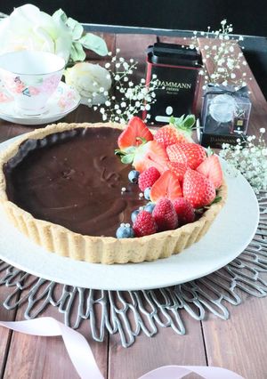 簡単なのに本格的！生チョコタルト-レシピのメイン写真