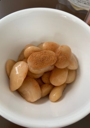 超絶簡単おやつ☆煮豆シナモン和菓子風-レシピのメイン写真