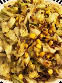キャベツのひき肉炒め-レシピのメイン写真
