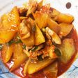 あま辛い韓国風大根煮