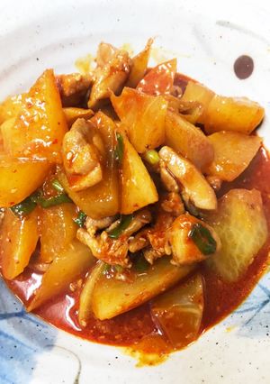 あま辛い韓国風大根煮-レシピのメイン写真