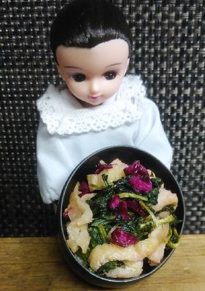リカちゃん♡イカと大根葉のしば漬け炒め-レシピのメイン写真