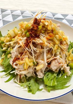豚ロース肉のさっぱり油淋鶏風-レシピのメイン写真