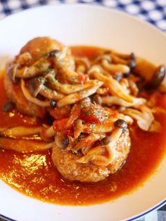 【炊飯器】トマト煮込みハンバーグ-レシピのメイン写真