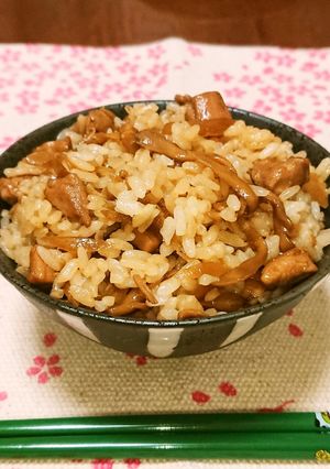 大分風！？舞茸入り鶏めし-レシピのメイン写真